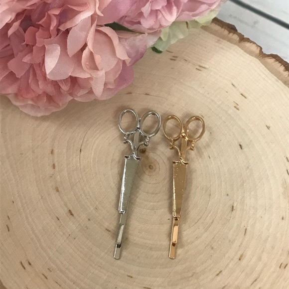 2 Pcs Decorative Scissor Hair Pins - Picture 9 of 13